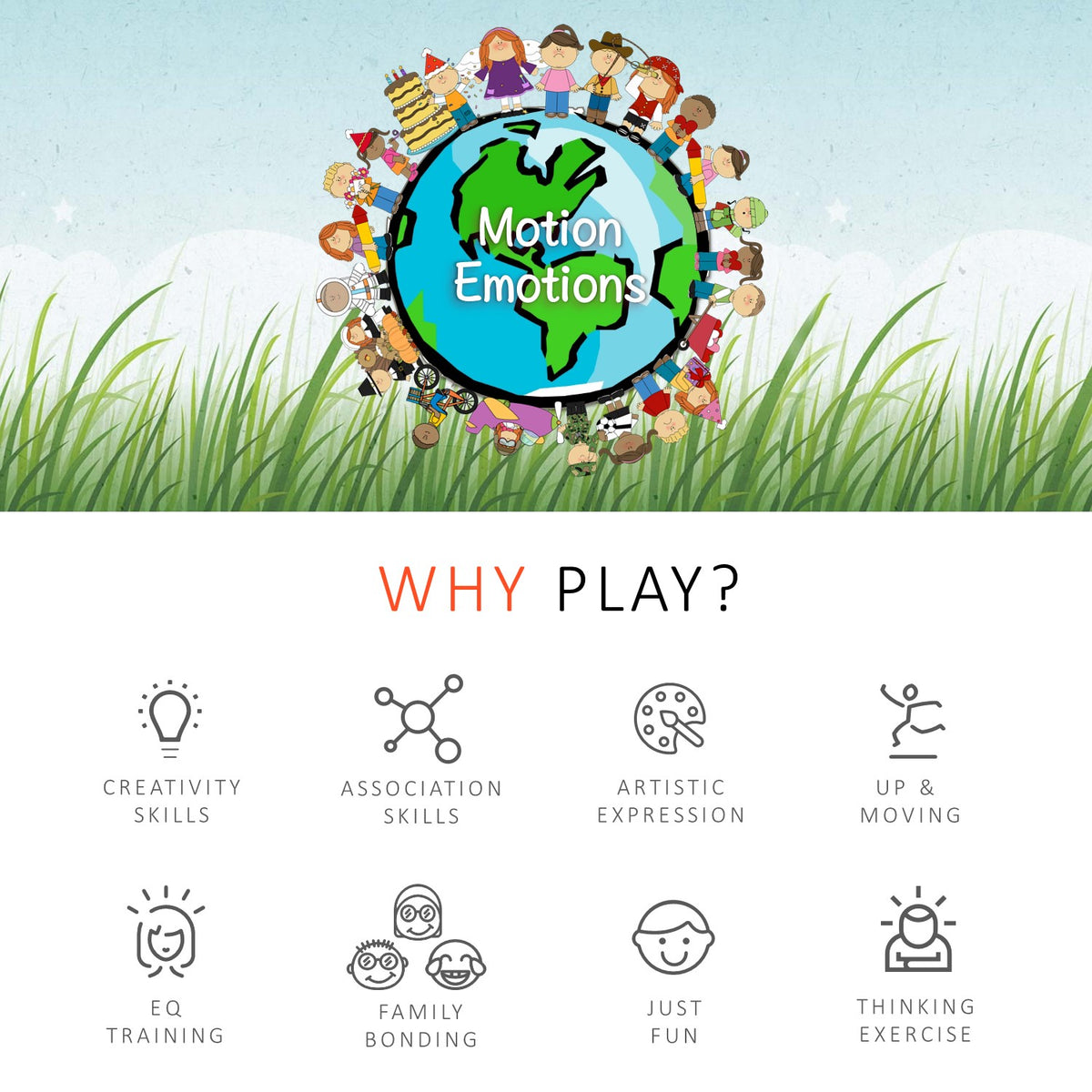 Metocha EQ development board game - Motion Emotions（JP）